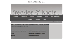 Desktop Screenshot of frecklesandknots.com